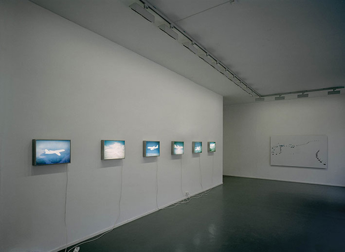 Installation view of the exhibition Flight